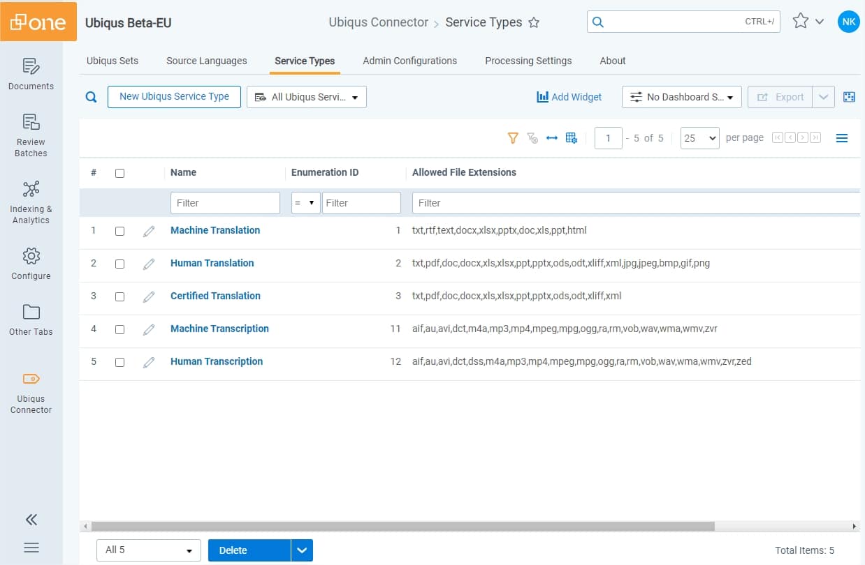 Ubiqus Content Automatically Goes into Processing